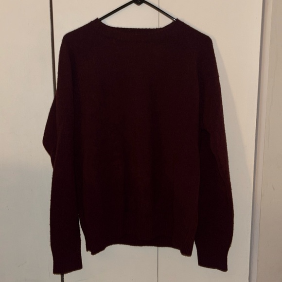 🍷 J. Crew Lambswool Crewneck Sweater - Picture 2 of 5